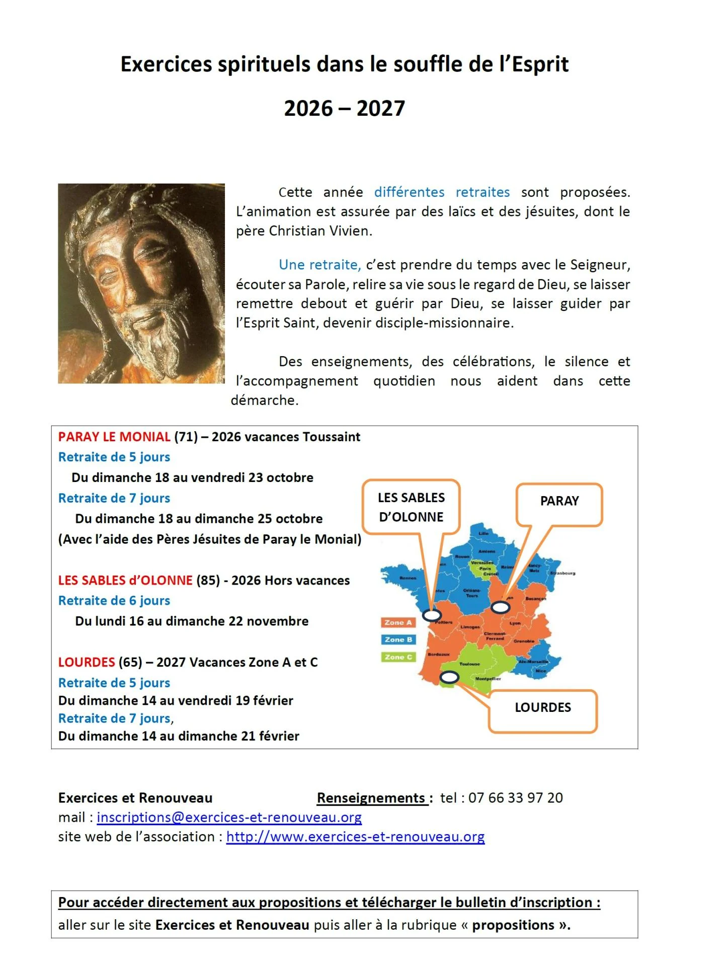Programme retraites 2026 2027